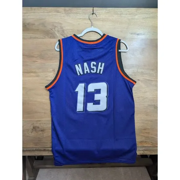 Phoenix Suns Steve Nash #13 Jersey Mens S Purple Mitchell & Ness NBA Basketball - Picture 2 of 3